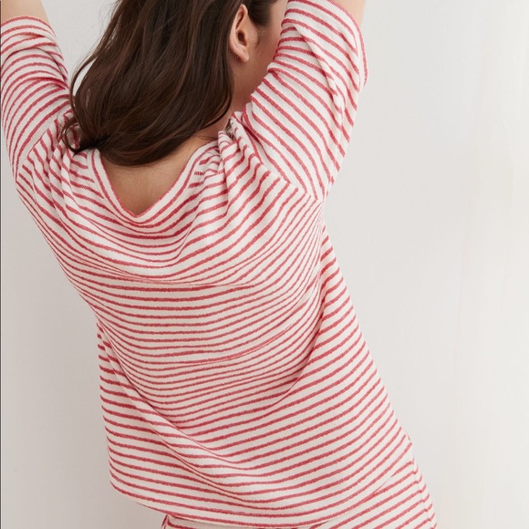 AERIE sleep t-shirt striped boxy - Picture 3 of 4